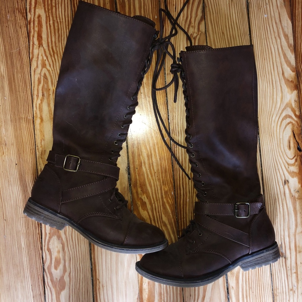 COPY - Knee High Laced Boots